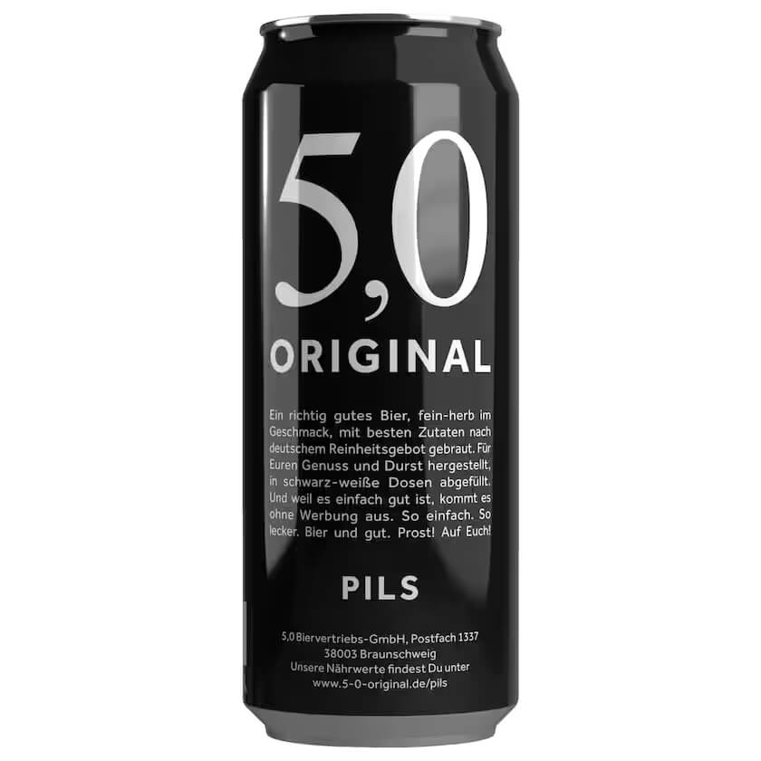 5,0 Original Pils 0,5l EINWEG