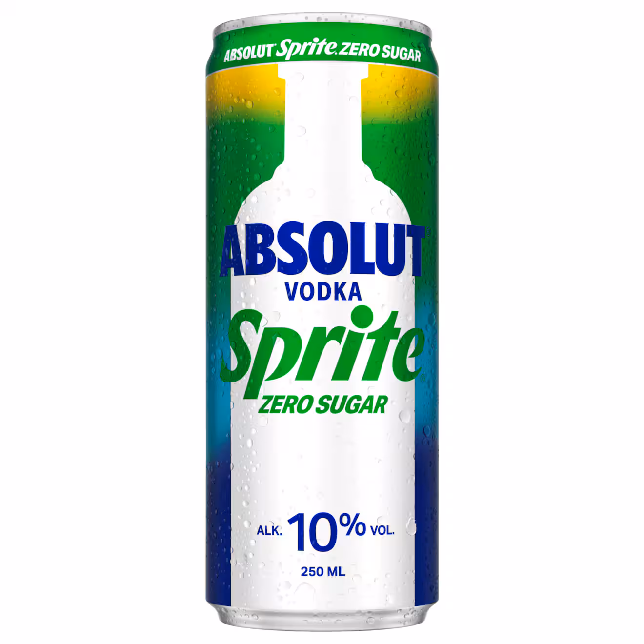 Absolut Vodka mit Sprite Zero Sugar 0,25l EINWEG