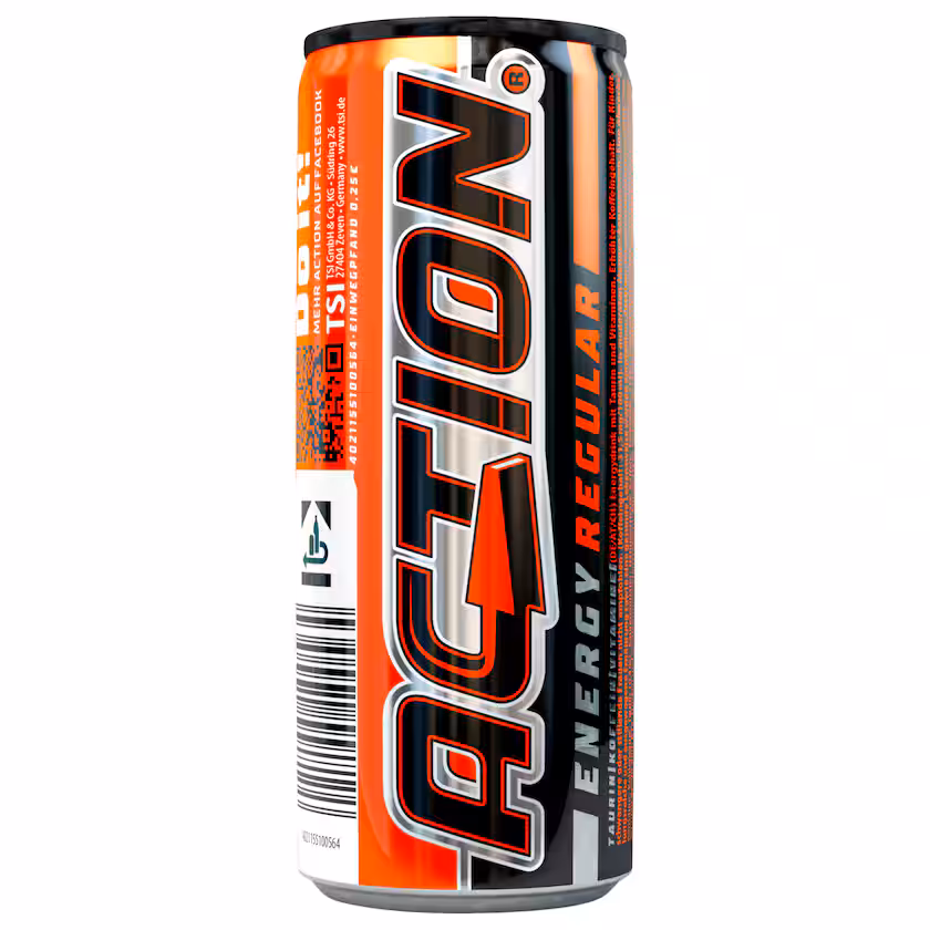 Action Energy Regular 0,25l EINWEG
