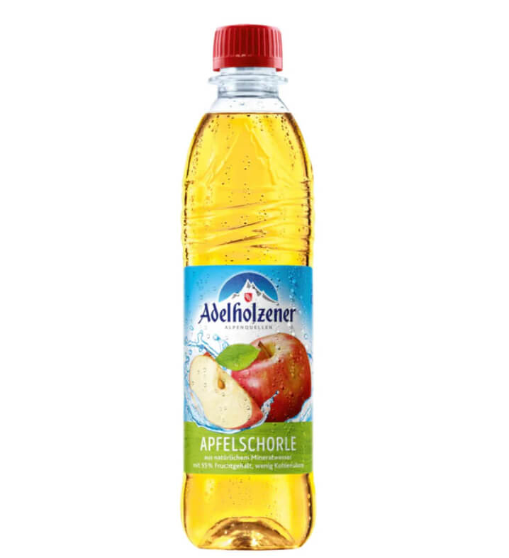 Adelholzener Apfelschorle 0,5l MEHRWEG