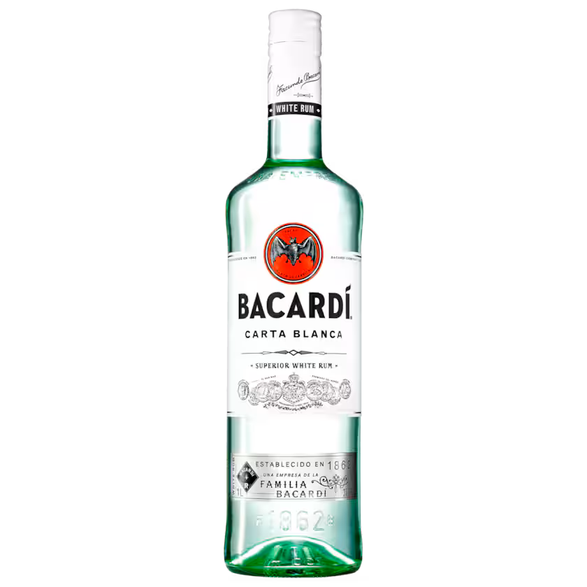 Bacardi Carta Blanca Rum 1l