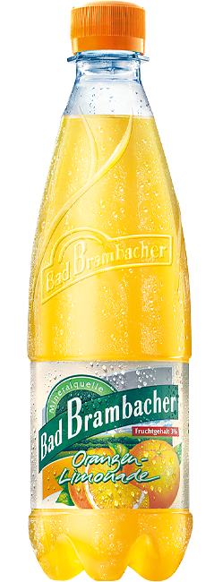 Bad Brambacher Garten-Limonade Orange 0,33l MEHRWEG