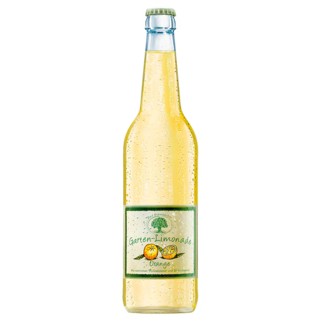 Bad Brambacher Garten-Limonade Orange 0,5l MEHRWEG
