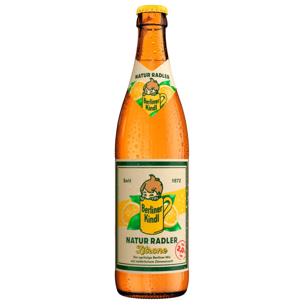 Berliner Kindl Natur Radler Zitrone 0,5l MEHRWEG