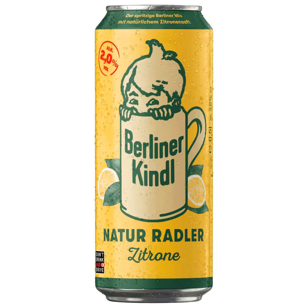 Berliner Kindl Natur Radler Zitrone 0,5l EINWEG