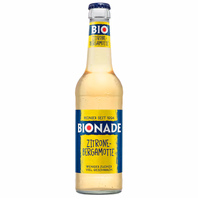Bionade Bio Zitrone Bergamotte 0,33l MEHRWEG