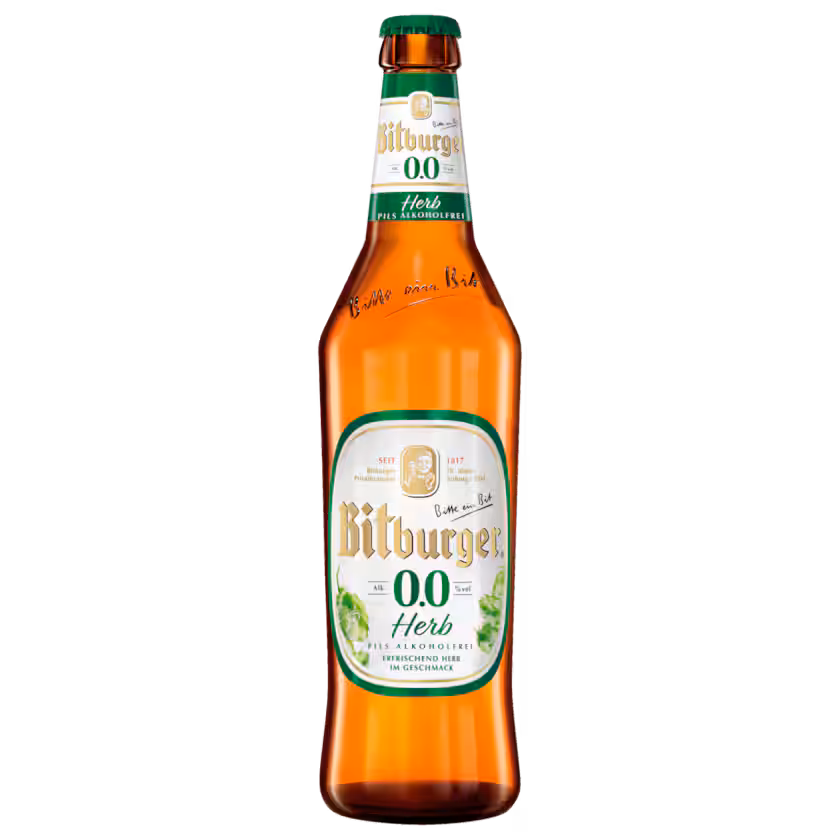 Bitburger 0,0% Herb 0,5l MEHRWEG