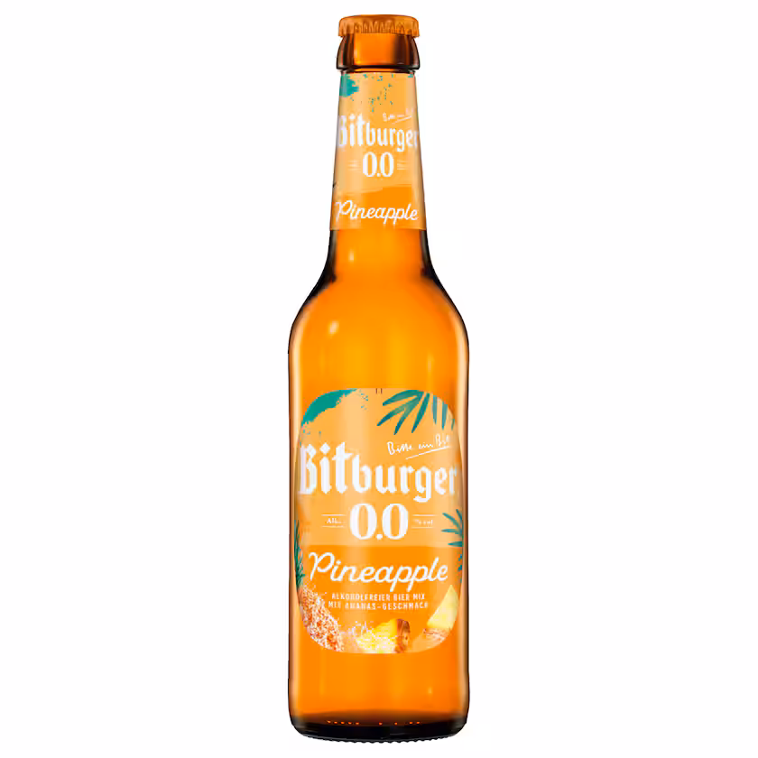 Bitburger Pineapple Alkoholfreier Bier Mix 0,33l MEHRWEG