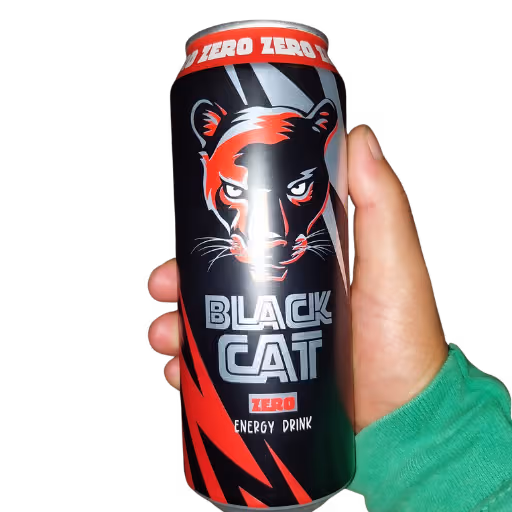 Black Cat Zero Energy Drink 0,5l EINWEG