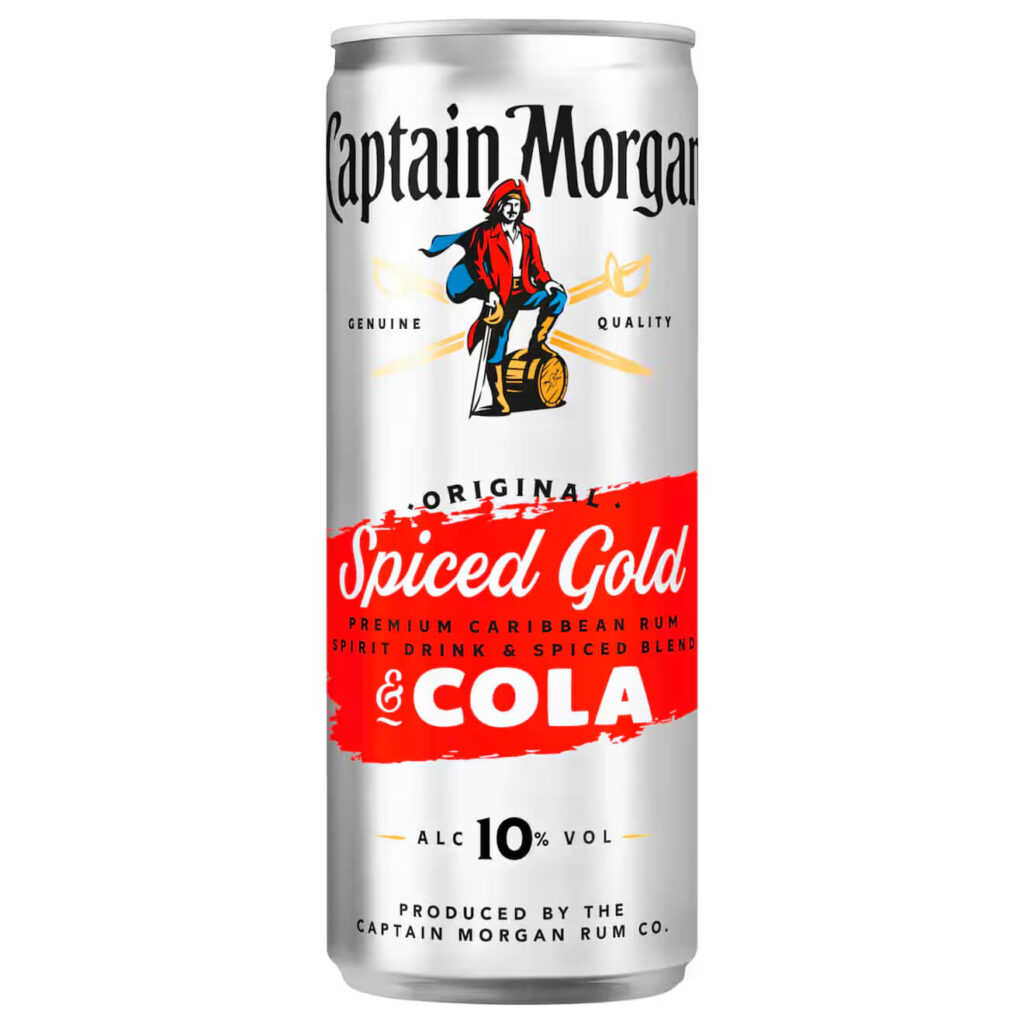 Captain Morgan Spiced Gold & Cola 0,25l EINWEG