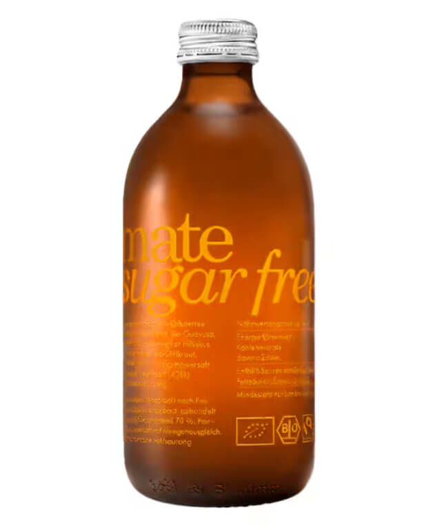 ChariTea Bio Fairtrade Eistee Mate Ginger Sugarfree 0,33l MEHRWEG