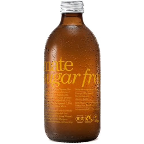 ChariTea Bio mate ginger sugar free 0,33l MEHRWEG