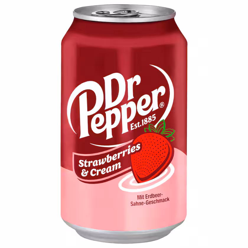 Dr. Pepper Strawberries & Cream 0,33l EINWEG