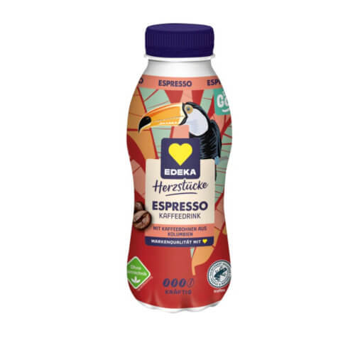 EDEKA Herzstücke Kaffeedrink Espresso Kolumbien 330ml