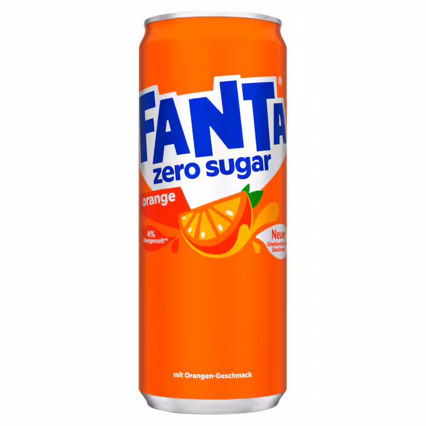 Fanta Zero Sugar Orange 0,33l EINWEG