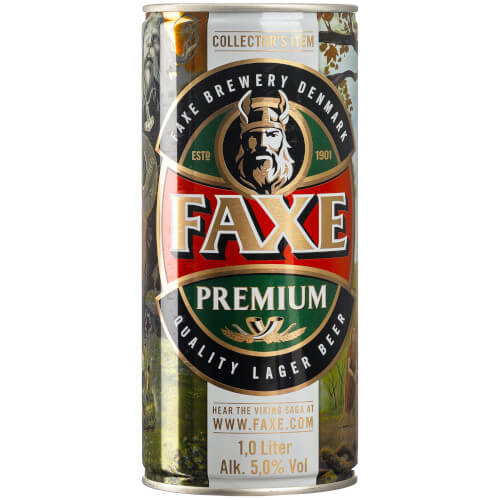 Faxe Premium Lagerbier 1,0L EINWEG