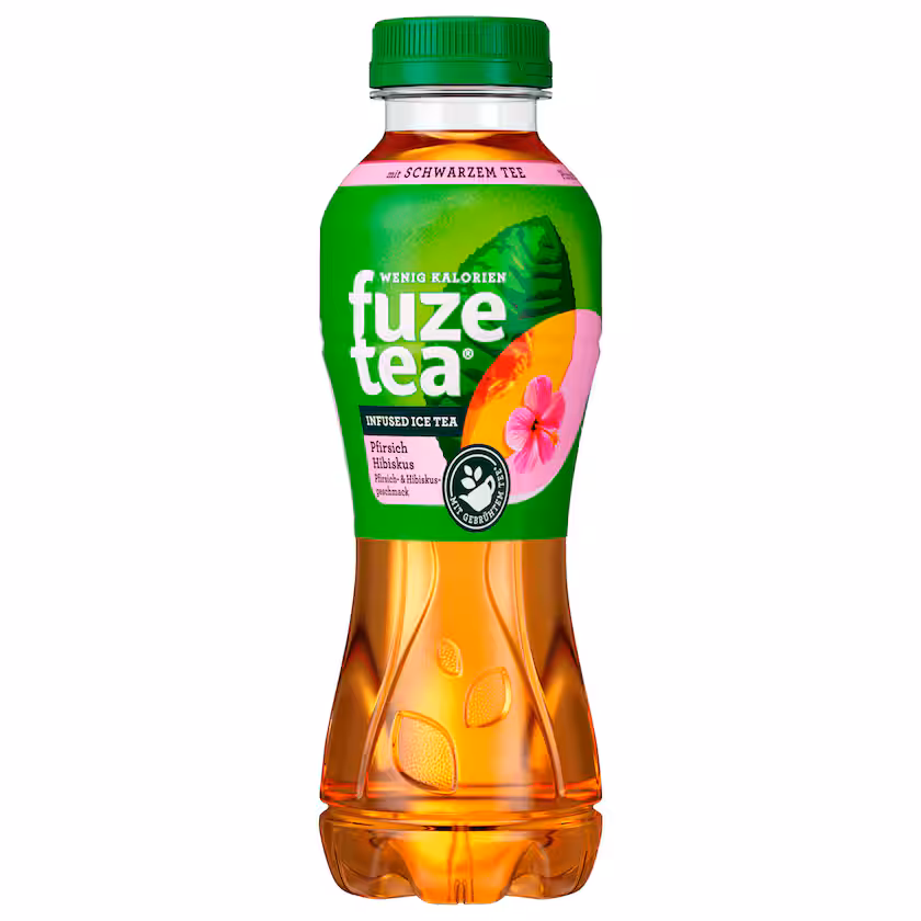 Fuze Tea Schwarzer Tee Pfirsich-Hibiskus 0,4l EINWEG