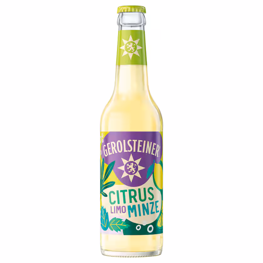 Gerolsteiner Limo Citrus Minze 0,33l MEHRWEG