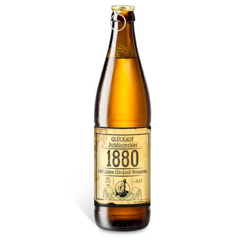 Glückauf Jubiläumsbier 1880 05l MEHRWEG