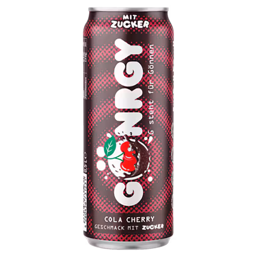 Gönrgy Energydrink Cola Cherry mit Zucker 0,5l EINWEG