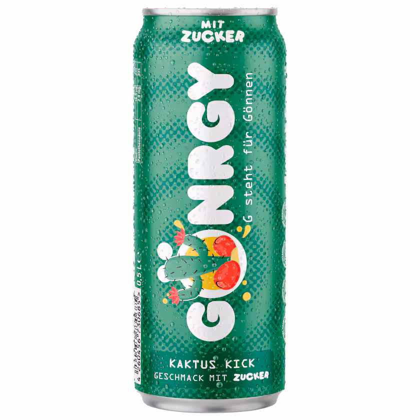 Gönrgy Kaktus Kick mit Zucker 0,5l EINWEG