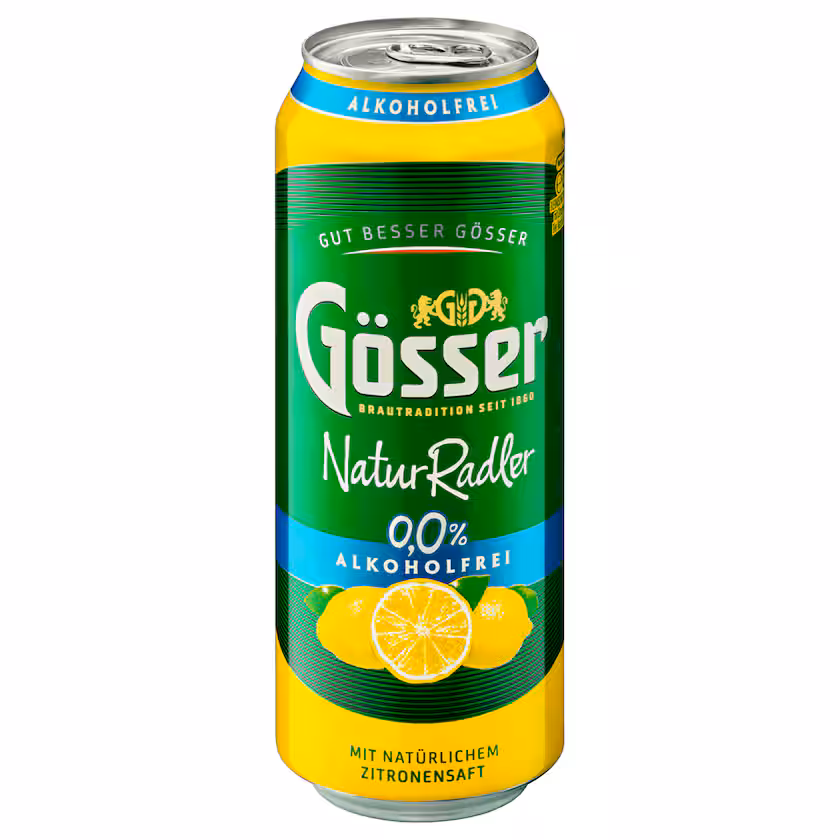 Gösser Natur Radler 0,0% 0,5l EINWEG