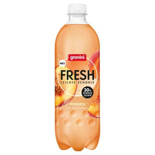 Granini Fresh leichte Schorle Pfirsich 0,75l EINWEG
