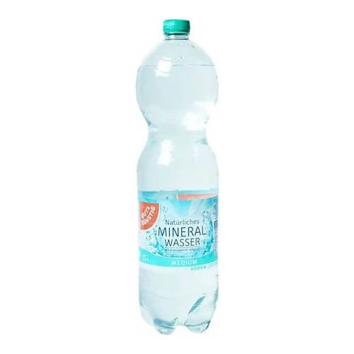 Gut & günstig natürliches Mineralwasser Medium 1,5l EINWEG