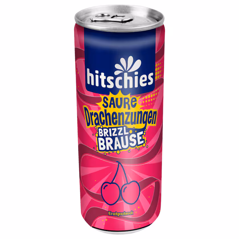 Hitschies Saure Drachenzungen Brizzl Brause Kirsche 0,25l EINWEG