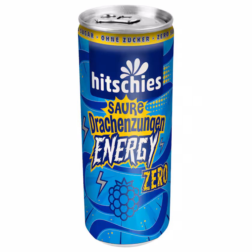 Hitschies Saure Drachenzungen Energy Zero 0,25l EINWEG
