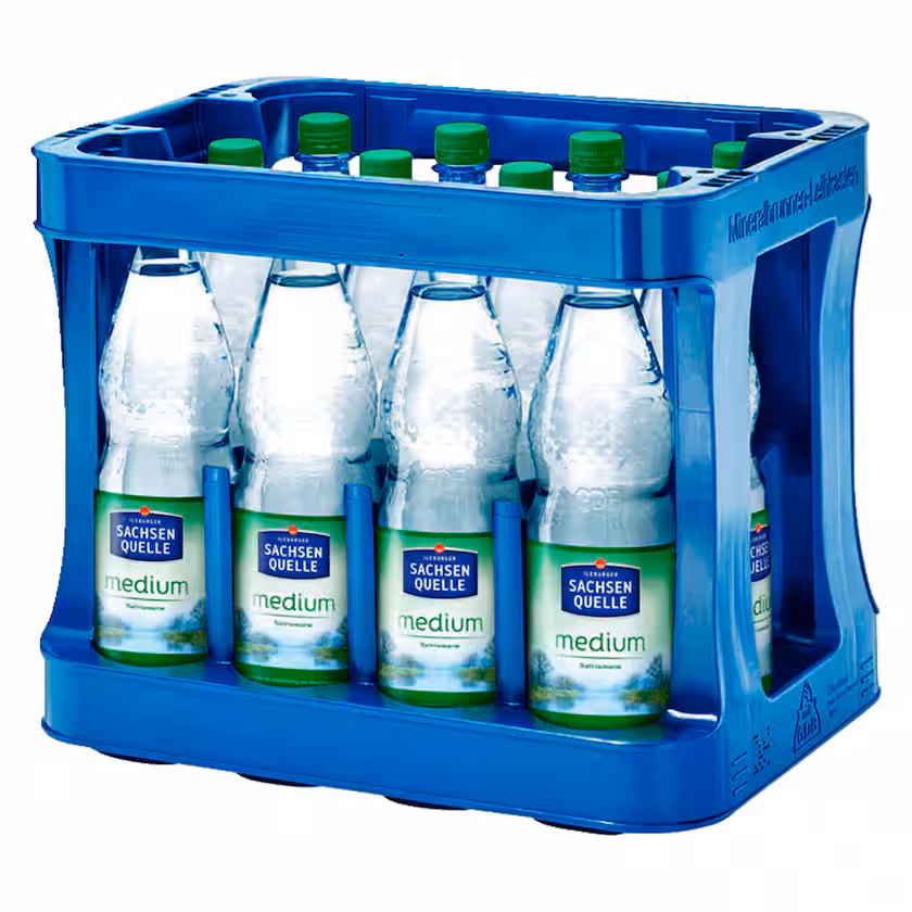 Ileburger Sachsenquelle Medium 12x1l MEHRWEG