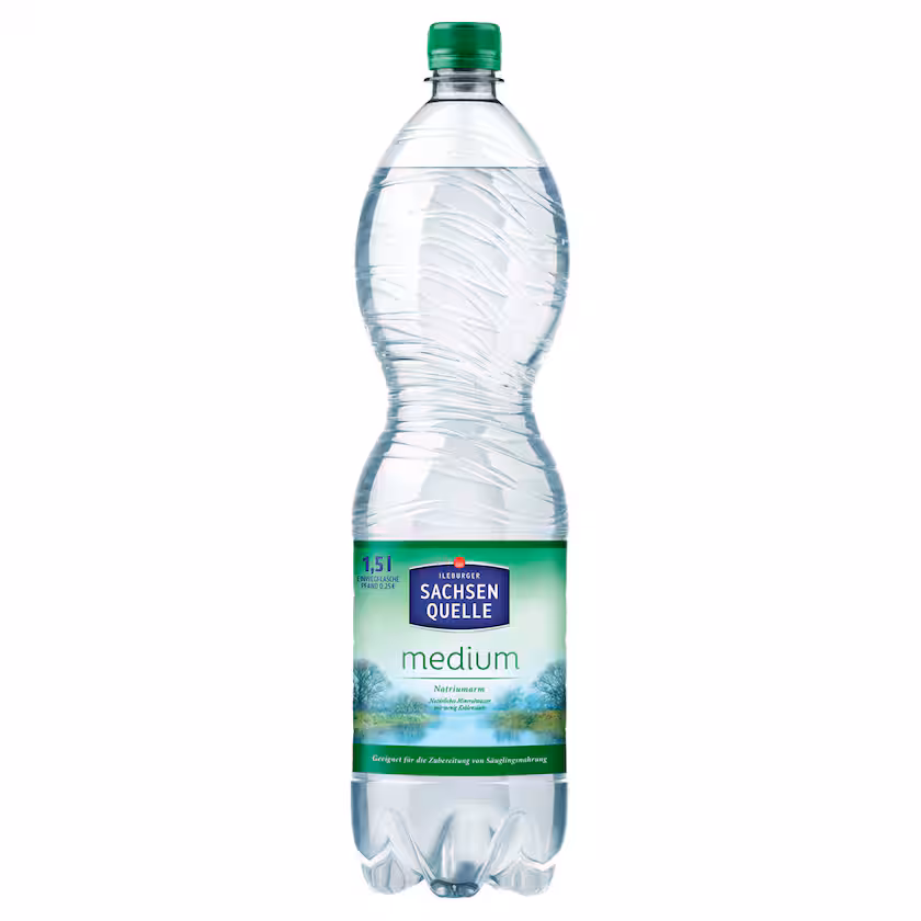 Ileburger Sachsenquelle Medium 1,5L EINWEG