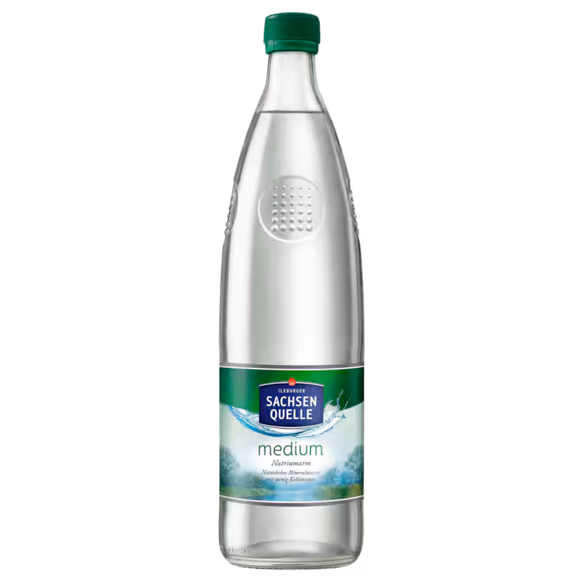 Ileburger Sachsenquelle Mineralwasser Medium 0,75l MEHRWEG