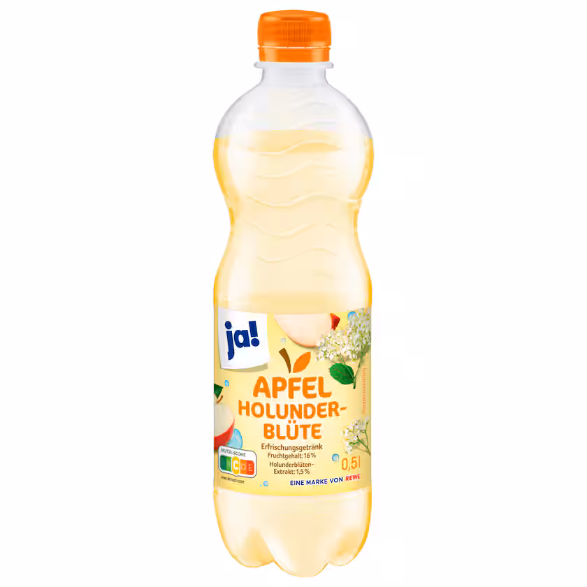 Ja! Apfel-Holunderblüte 0,5l EINWEG