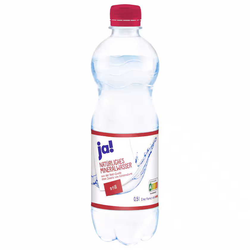 Ja! Still natürliches Mineralwasser 0,5l EINWEG