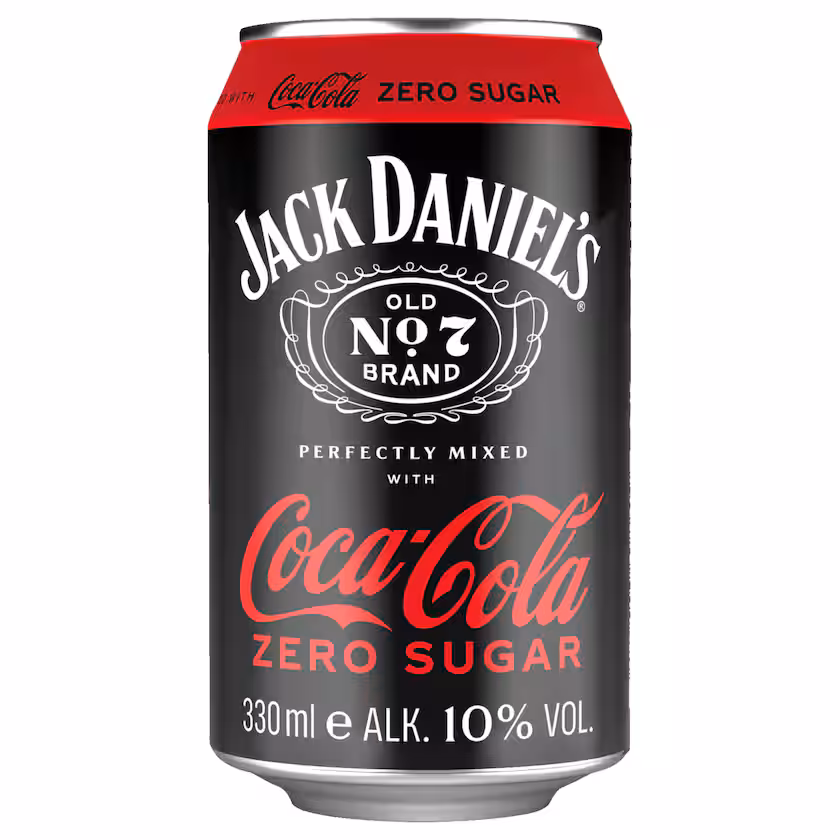 Jack Daniels Coca-Cola Zero Sugar 0,33l EINWEG