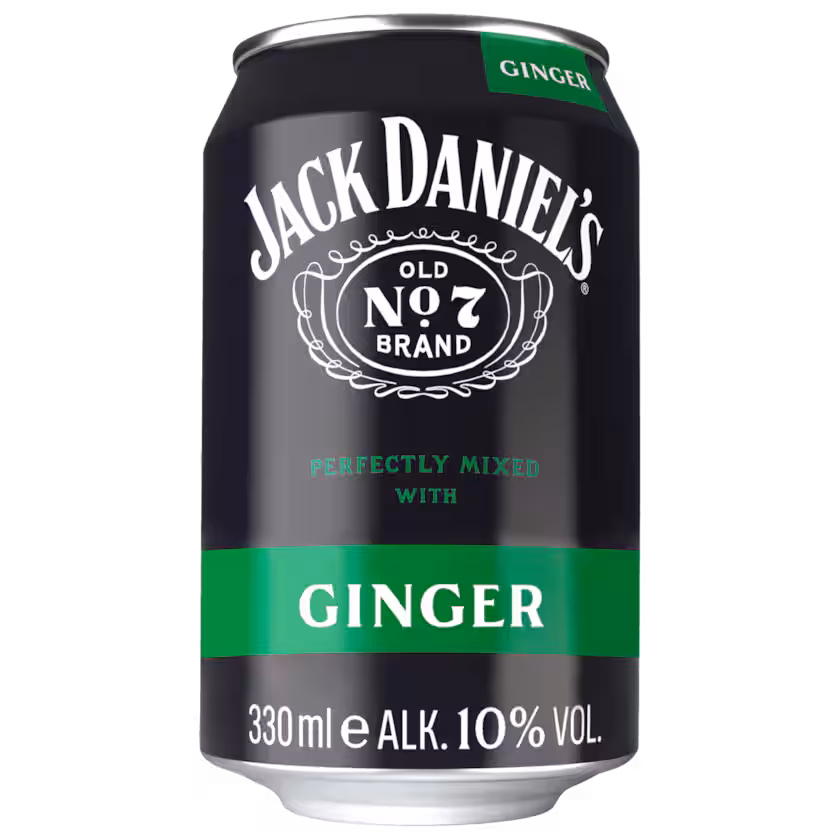 Jack Daniels Ginger 0,33l EINWEG