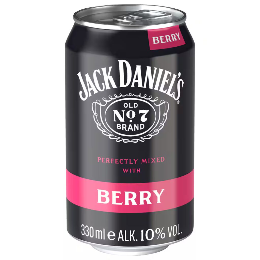 Jack Daniels Whiskey mixed with Berry 0,33l EINWEG