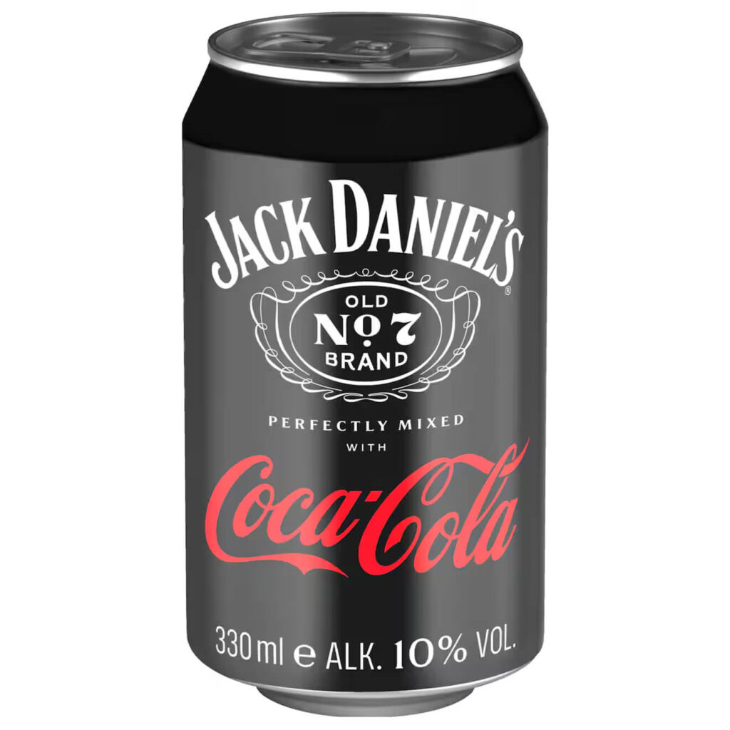 Jack Daniels mit Coca-Cola 0,33l EINWEG