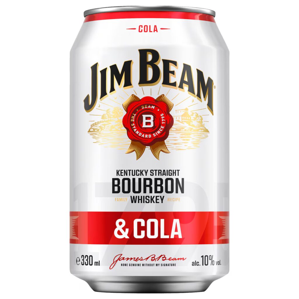 Jim Beam White & Cola 0,33l EINWEG
