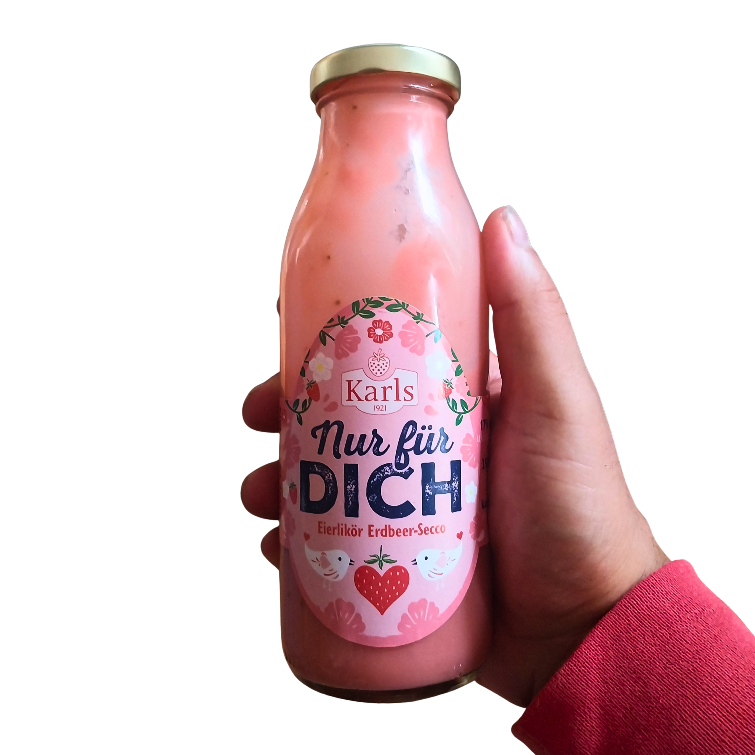 Karls nur für Dich Eierlikör Erdbeer-Secco 0,35l