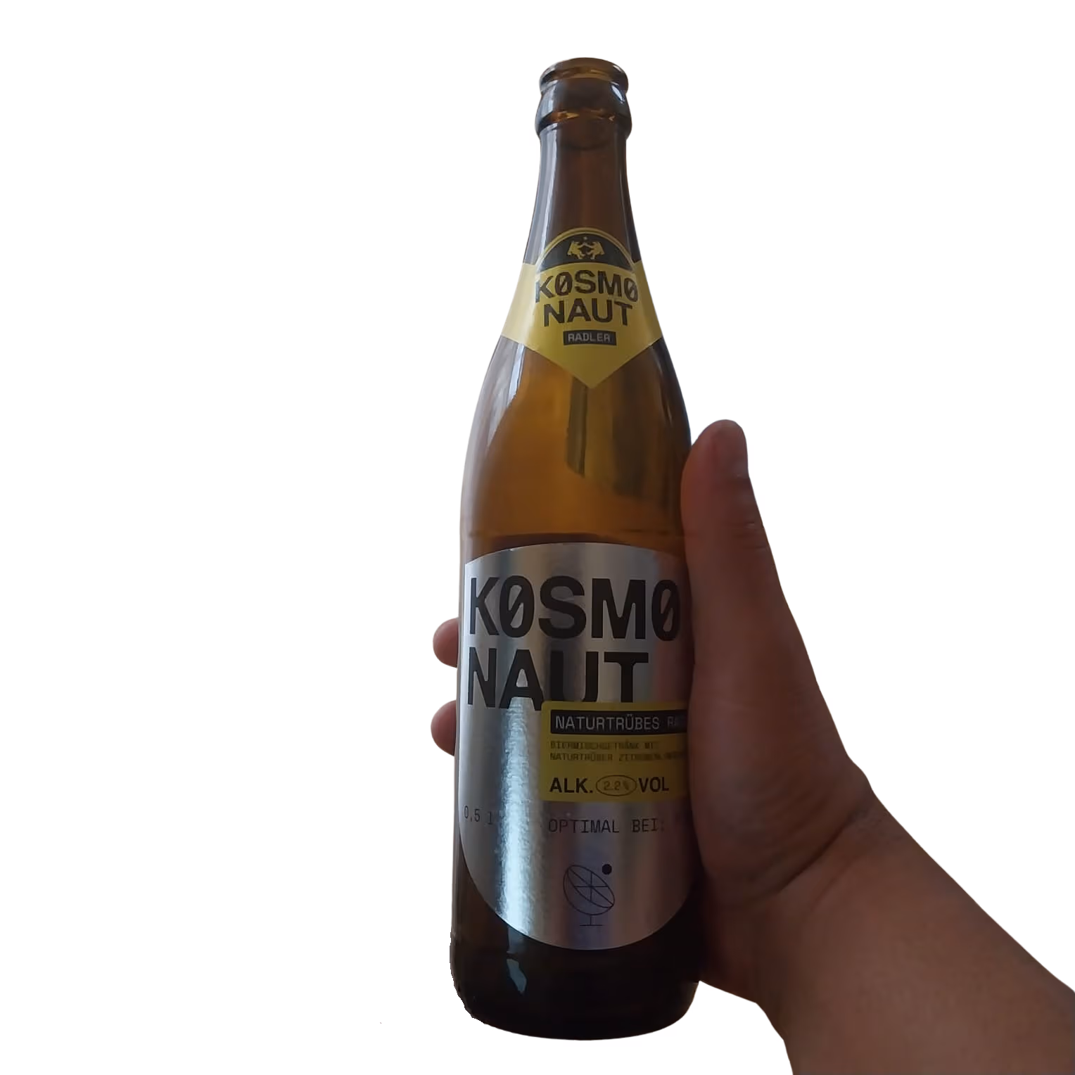 Kosmonaut Naturtrübes Radler 0,5l MEHRWEG