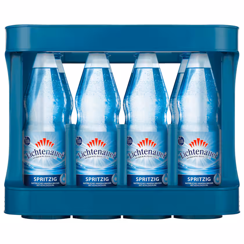 Lichtenauer Mineralwasser Spritzig 12x1l MEHRWEG