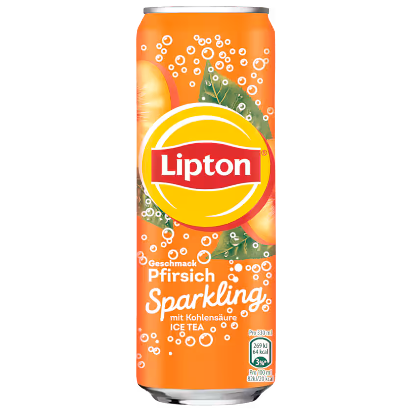 Lipton Sparkling Ice Tea Pfirsich 0,33l EINWEG