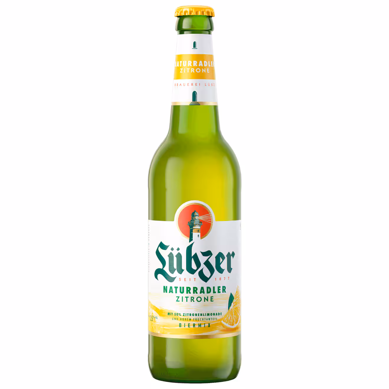 Lübzer Naturradler Zitrone 0,5l MEHRWEG