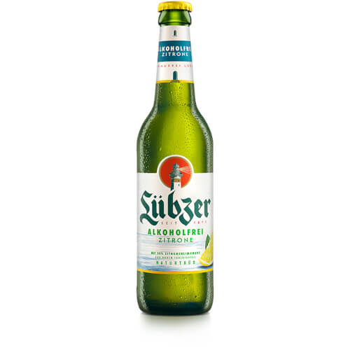 Lübzer 0,0% Naturradler Zitrone alkoholfrei 0,5l MEHRWEG