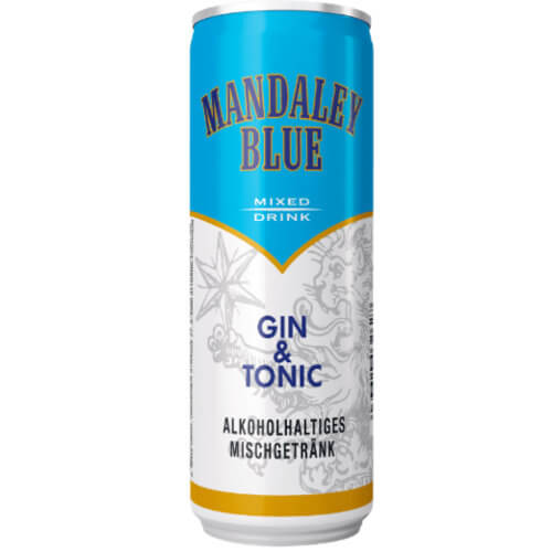 Mandaley Blue Gin & Tonic 0,33l EINWEG