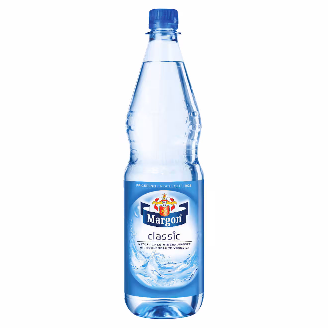 Margon Mineralwasser mit Kohlensäure Classic 1l MEHRWEG