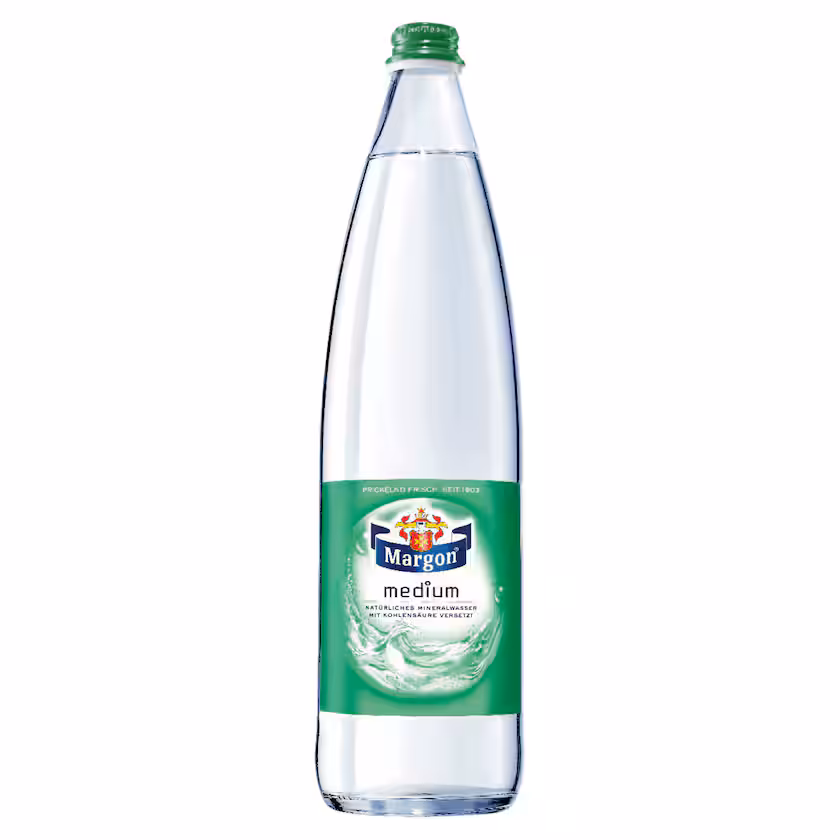 Margon natürliches Mineralwasser Medium 1l MEHRWEG