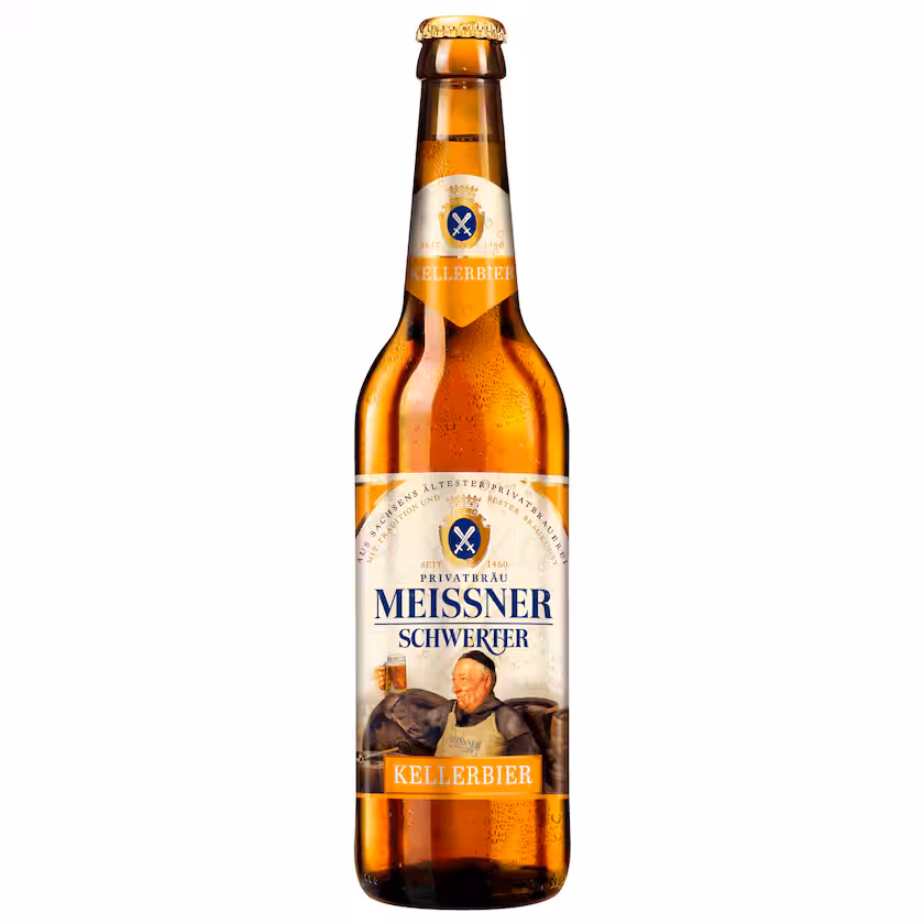 Meissner Schwerter Kellerbier 0,5l MEHRWEG